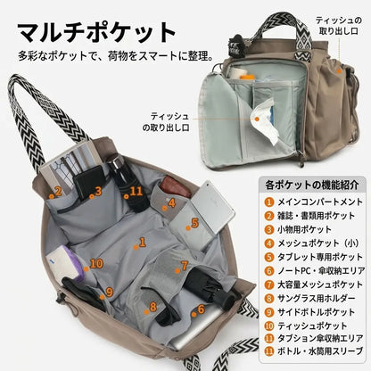 15ポケット 3WAY多機能バッグ